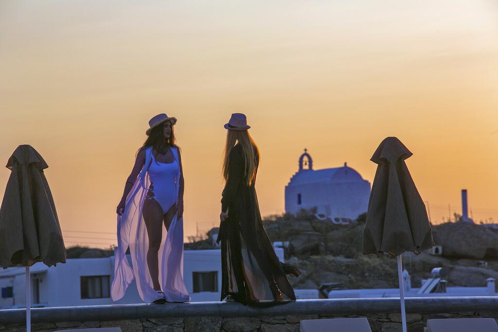 Anna-Maria Mykonos Hotel Гластрос Экстерьер фото